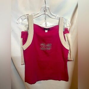 New Star Girl Y2K New York 20 Set Top and Booty Shorts